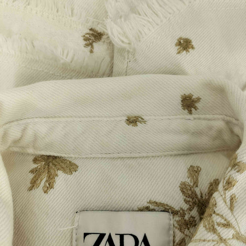 ザラ ZARA 総柄ジャケット レディース import:M