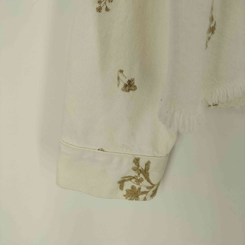 ザラ ZARA 総柄ジャケット レディース import:M