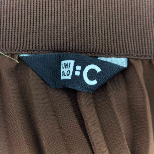 ユニクロシー UNIQLO:C プリーツカラーブロックスカート レディース JPN:L