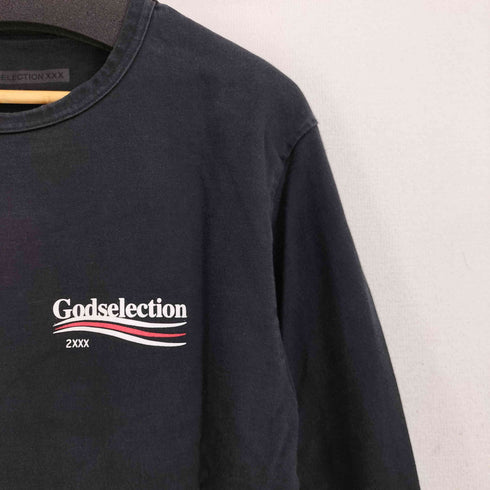 ゴッドセレクショントリプルエックス GOD SELECTION XXX ブランドモチーフロゴ 両面プリント ロンT メンズ import:M