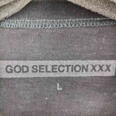 ゴッドセレクショントリプルエックス GOD SELECTION XXX ビックプリント ラメロゴ 半袖 Tシャツ メンズ import:L