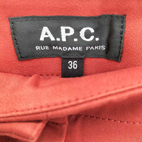 アーペーセー A.P.C. ベルトレス テーパードパンツ レディース EUR:36
