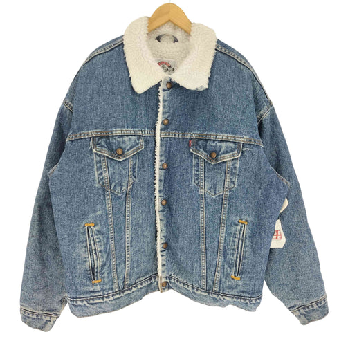 リーバイス Levis 90S AUTHENTIC ボタン裏 527 刻印 ボア ランチ デニム ジャケット 1993年製 メンズ import:XL