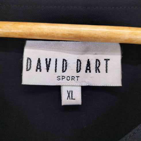 DAVID DART レーヨン混花柄刺繍プリントデザインノーカラーシャツ レディース JPN:XL