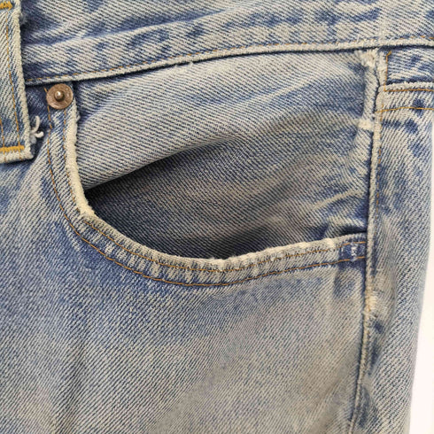 リーバイス Levis 80S 501 ボタン裏 524 刻印 エルパソ工場 黒カン 赤耳 ボタンフライ ダメージ デニム パンツ 1983年製 メンズ W:34 L:33