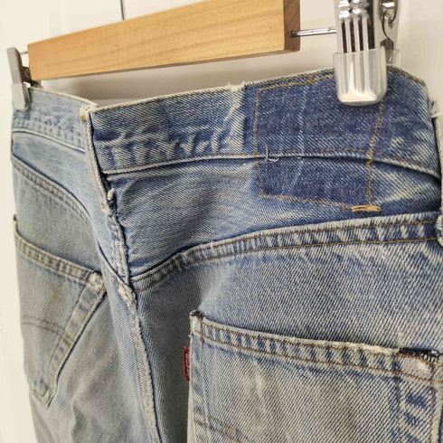 リーバイス Levis 80S 501 ボタン裏 524 刻印 エルパソ工場 黒カン 赤耳 ボタンフライ ダメージ デニム パンツ 1983年製 メンズ W:34 L:33
