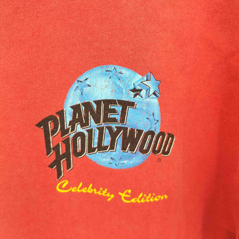 プラネットハリウッド PLANET HOLLYWOOD MADE IN USA 両面プリント S/S Tシャツ メンズ import:M