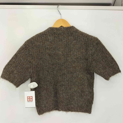 VEQUM HALF SLEEVE KNIT CARDIGAN レディース FREE