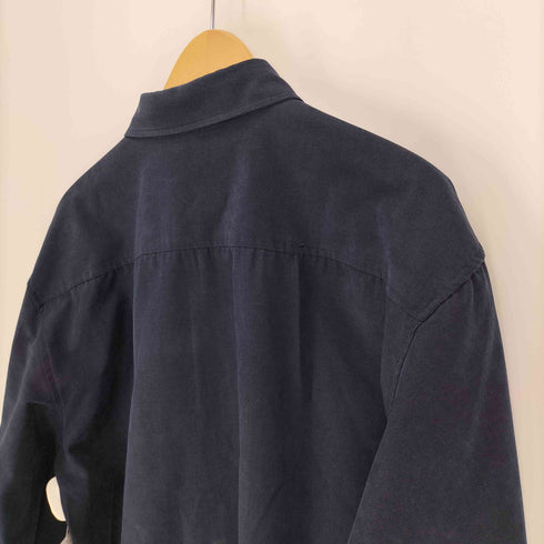 PREMIERE COLECTION スムース ポリ フラップポケット L/S シャツ メンズ import:M