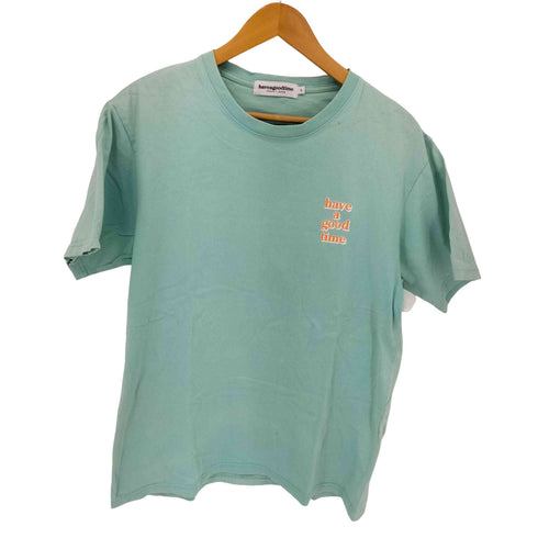 ハブアグッドタイム HAVE A GOOD TIME ロゴプリント S/S Tシャツ メンズ import:L
