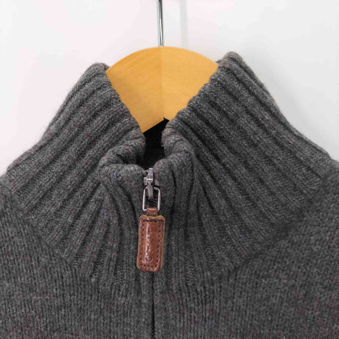 ポロバイラルフローレン Polo by RALPH LAUREN ラムウール100% ダブルジップドライバーズニット レディース import:M