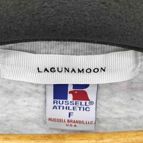 ラグナムーン LAGUNAMOON クロップド ショート丈ロンT レディース FREE