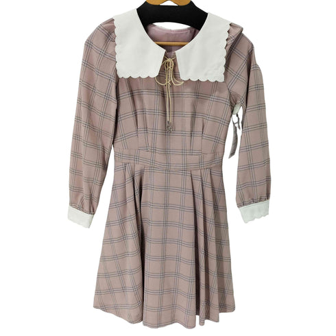 シークレットハニーバイハニーバンチ Secret Honey by Honey Bunch ピンクチェックワンピース レディース JPN:2