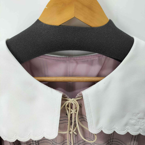 シークレットハニーバイハニーバンチ Secret Honey by Honey Bunch ピンクチェックワンピース レディース JPN:2