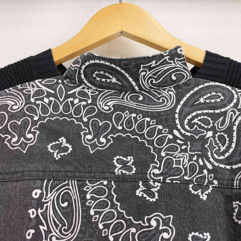 サカイ Sacai 22SS BANDANA PRINT PULLOVER バンダナプリント ドッキングニット レディース JPN:1