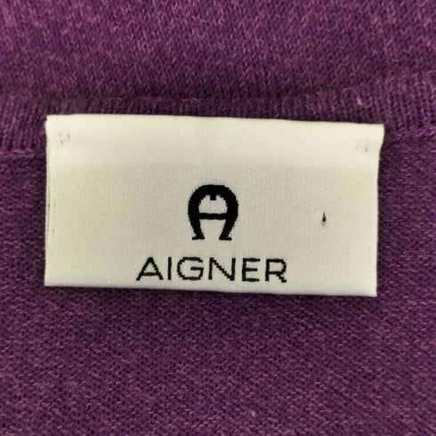 アイグナー AIGNER ビーズデザインニット レディース EUR:42