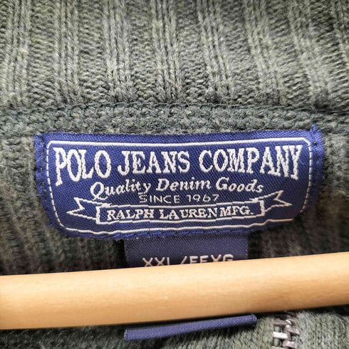 ポロジーンズカンパニーラルフローレン POLO JEANS COMPANY RALPH LAUREN ハーフジップコットンニット メンズ JPN:XXL