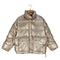 ギャップ Gap メタリック ピンク カラー ダウンジャケット レディース import:XS