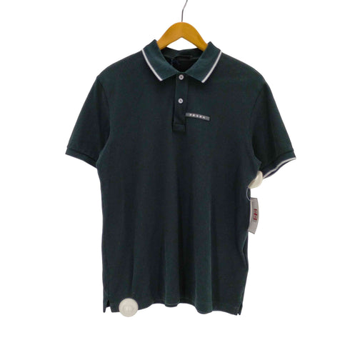 プラダ PRADA コットンポロシャツ メンズ import:L