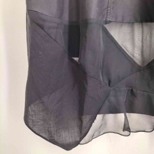 サカイ Sacai 21SS Hank Willis Thomas Solid Mix Skirt インナースカート付 ドッキングスカート レディース JPN:1