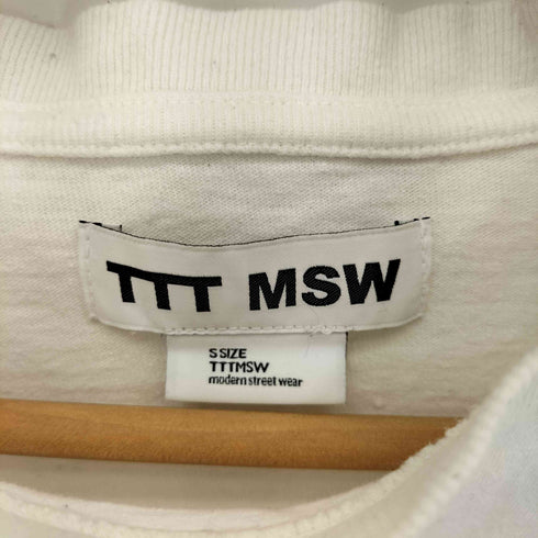 ティーモダンストリートウエア TTT_MSW 24SS College logo tee メンズ JPN:S