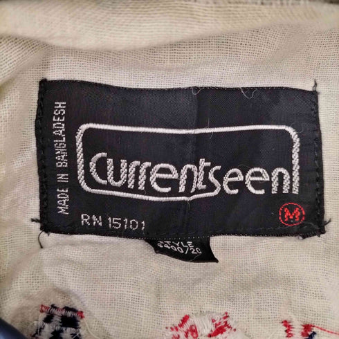 CURRENT SEEN 刺繍コーチジャケット メンズ