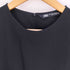 ザラ ZARA 異素材ドッキング パフスリーブ プリーツブラウス レディース import:S