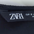 ザラ ZARA 異素材ドッキング パフスリーブ プリーツブラウス レディース import:S