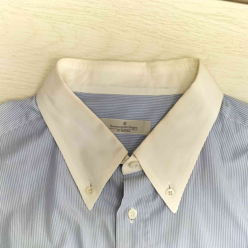 エルメネジルドゼニア Ermenegildo Zegna コットン ストライプシャツ メンズ