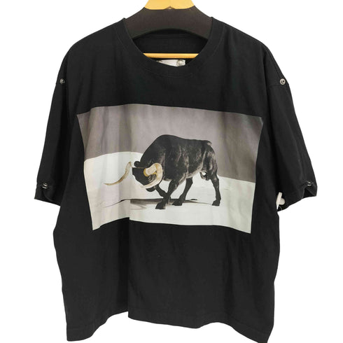 EJ SHEYANG 23SS OVERSAIZE 2-WAYBEAST T-SHIRT メンズ