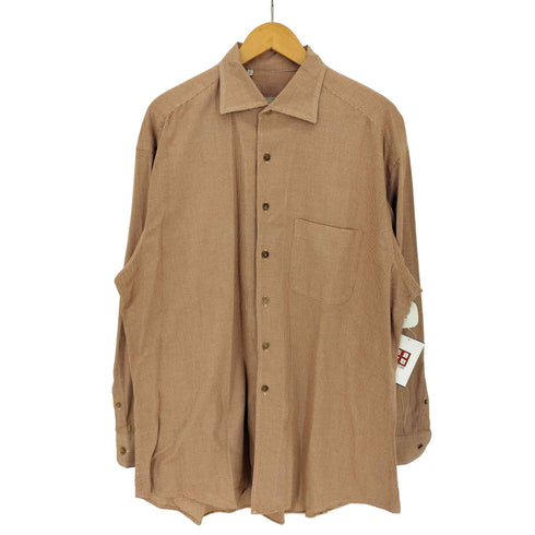 エルメネジルドゼニア Ermenegildo Zegna 千鳥格子 ガンクラブチェック ドレスシャツ メンズ import:XL