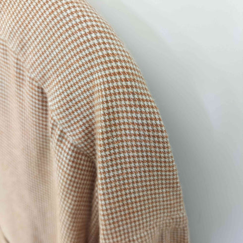 エルメネジルドゼニア Ermenegildo Zegna 千鳥格子 ガンクラブチェック ドレスシャツ メンズ import:XL