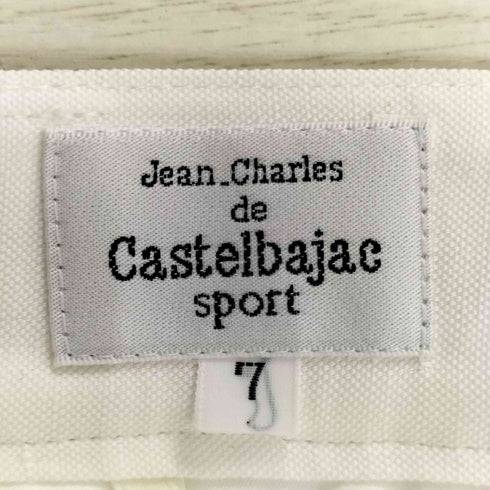 カステルバジャックスポーツ CASTELBAJAC SPOT キャラクター刺繍 2タック ショーツ ショートパンツ レディース 7