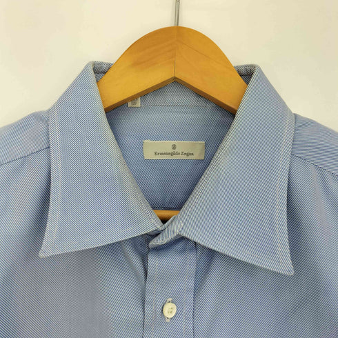 エルメネジルドゼニア Ermenegildo Zegna マチ付き コットンドレスシャツ メンズ 45