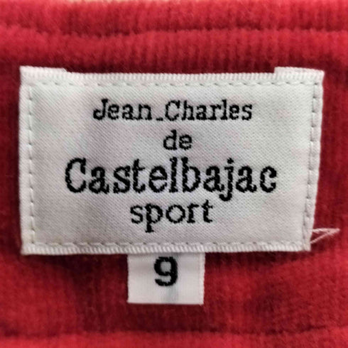 カステルバジャックスポーツ CASTELBAJAC SPOT キャラクター刺繍 2タック コーデュロイ ショーツ ショートパンツ レディース 9