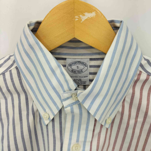 ブルックスブラザーズ BROOKS BROTHERS マルチカラー ストライプボタンダウンシャツ メンズ S