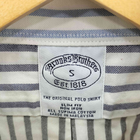 ブルックスブラザーズ BROOKS BROTHERS マルチカラー ストライプボタンダウンシャツ メンズ S
