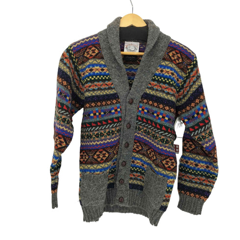 Jamieson's Knitwear クルミボタン ショールカラーカーディガン メンズ 03