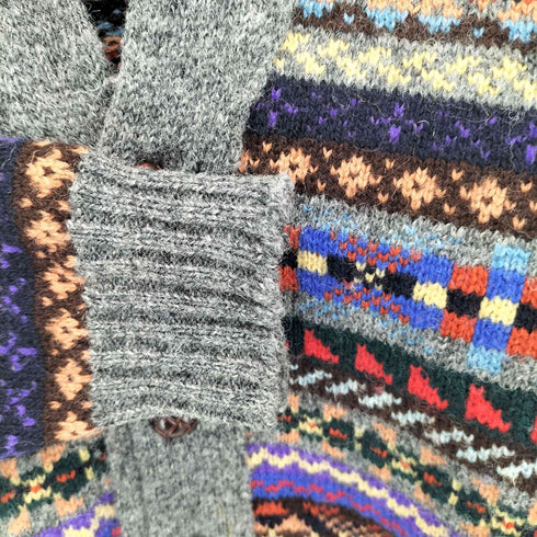 Jamieson's Knitwear クルミボタン ショールカラーカーディガン メンズ 03