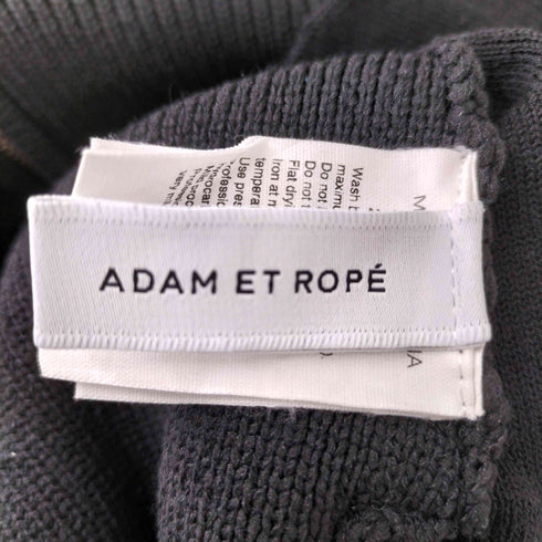 アダムエロペ Adam et Rope 23AW ショートジャカードドライバーズニットワンピース レディース FREE