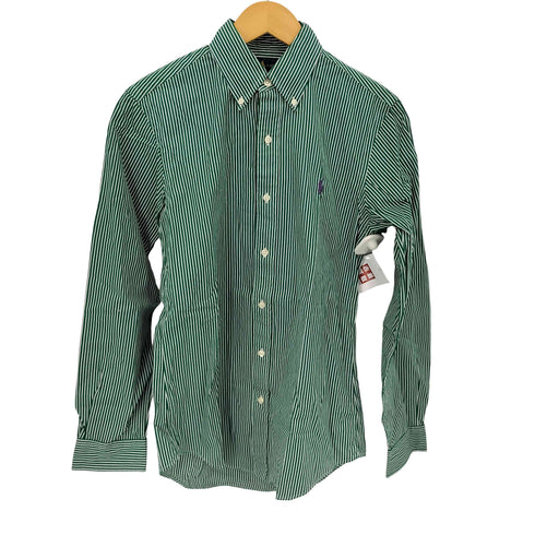 ラルフローレン RALPH LAUREN CUSTOM FIT ストライプボタンダウンシャツ メンズ XS