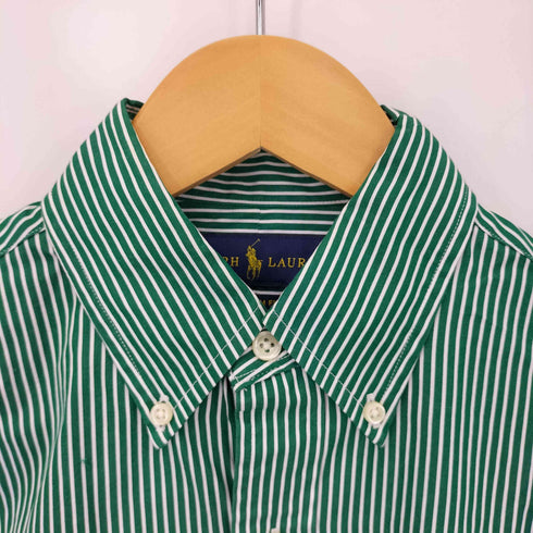 ラルフローレン RALPH LAUREN CUSTOM FIT ストライプボタンダウンシャツ メンズ XS