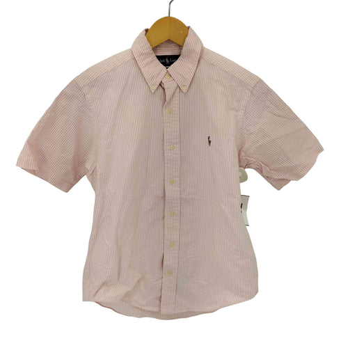 ラルフローレン RALPH LAUREN CLASSIC FIT ポニー刺繍 S/S ストライプシャツ メンズ M
