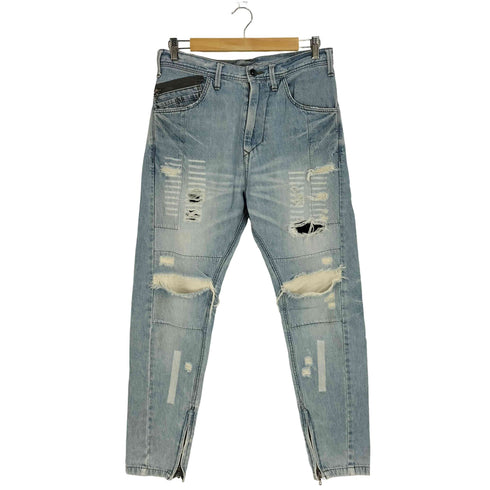 ユリウス JULIUS Rider Pants ライダーパンツ ダメージ デニムパンツ メンズ 1