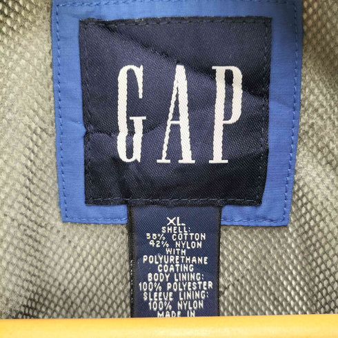 ギャップ Gap 90S OLD 紺タグ 裏地 メッシュ ナイロン ジップアップ ジャケット メンズ import:XL