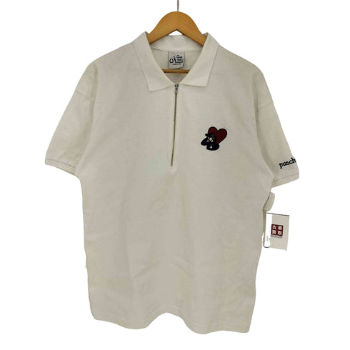 フリークスストア FREAKS STORE ×KAOYORINAKAMI Punch Boy Half Zip Polo Shirts ハーフジップ ポロシャツ メンズ JPN:M