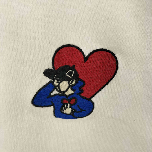 フリークスストア FREAKS STORE ×KAOYORINAKAMI Punch Boy Half Zip Polo Shirts ハーフジップ ポロシャツ メンズ JPN:M