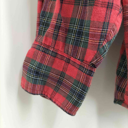 ポロスポーツラルフローレン POLO SPORT RALPH LAUREN 90S ポニー 刺繍 タータン チェック L/S シャツ メンズ