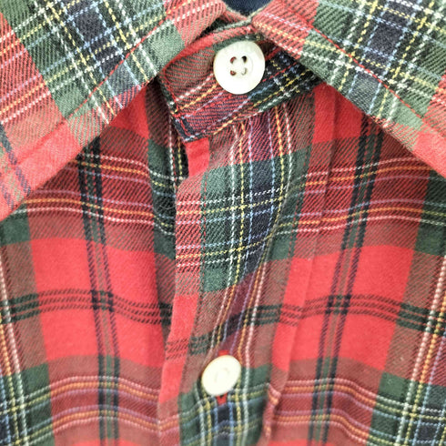 ポロスポーツラルフローレン POLO SPORT RALPH LAUREN 90S ポニー 刺繍 タータン チェック L/S シャツ メンズ