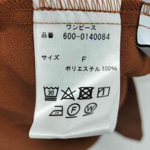 ローズバッド ROSE BUD 2020SS オープンカラー シャツワンピース レディース F